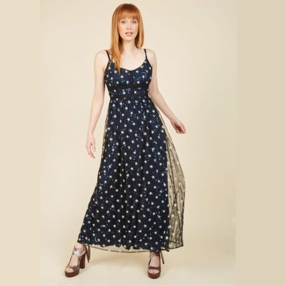 Modcloth Nightfall Fantasia Maxi Dress - Picture 4 of 11